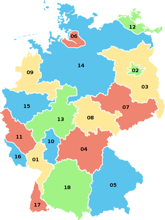 Image:Carte Etats membres d'Allemagne.png